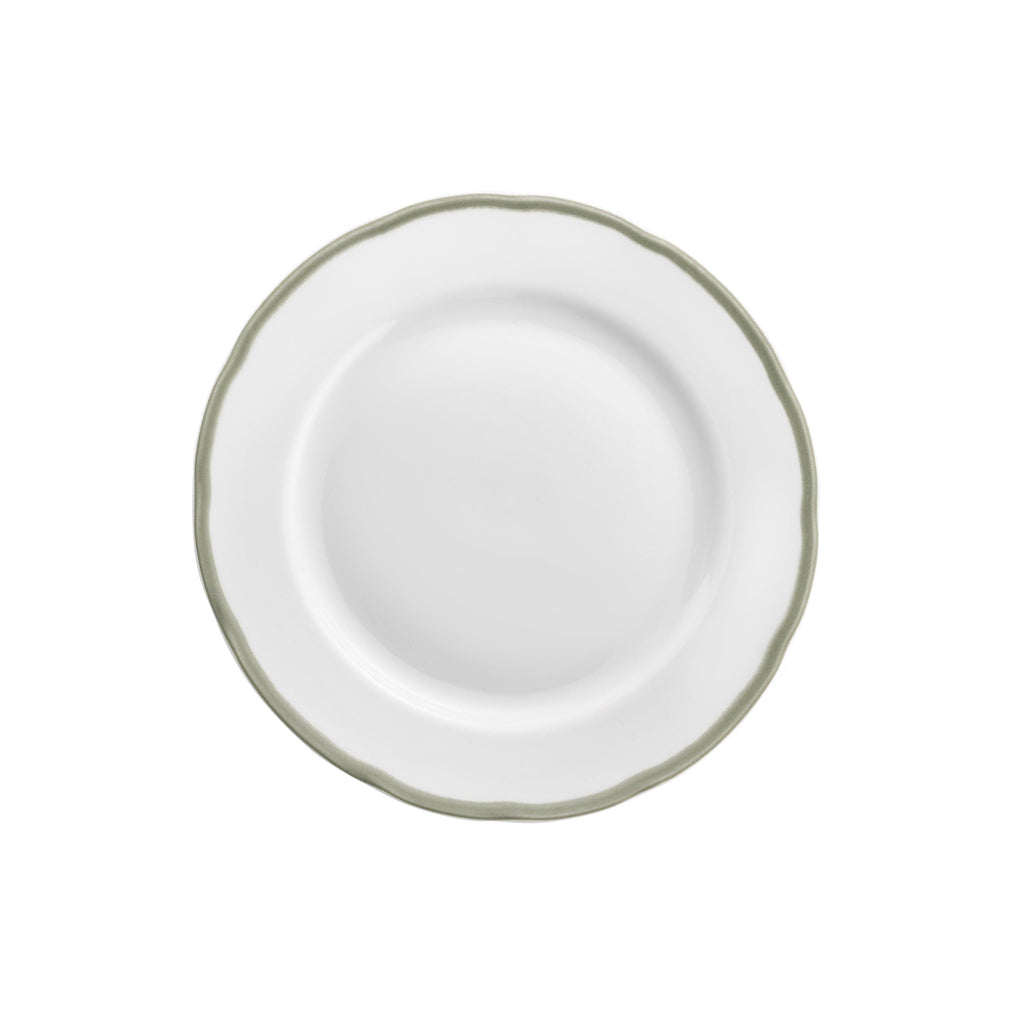 Scala Vert - Service 18 Pièces - Porcelaine - Blanc/Vert