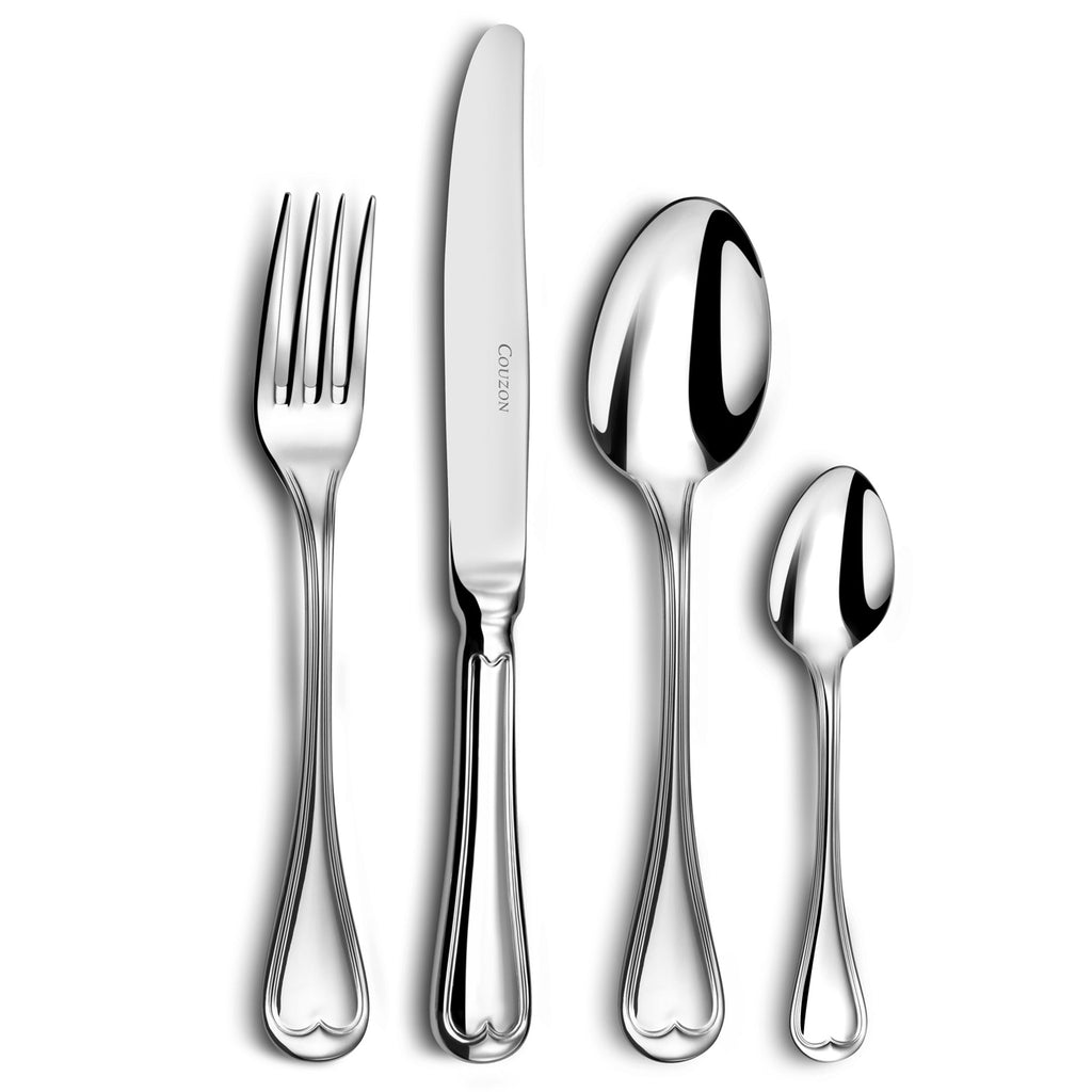 Auguste - Ménagère 24 Pièces - Acier Inoxydable - Inox