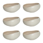 Kyma - 6 Coupelles 14cm - Porcelaine - Lin Alpilles