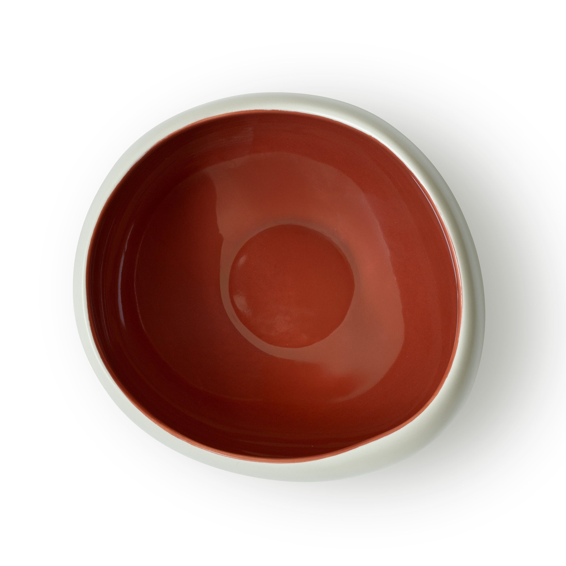 Kyma - 6 Coupelles 14cm - Porcelaine - Rouge Cade