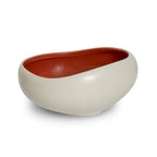 Kyma - 6 Coupelles 14cm  - Porcelaine - Lin Alpilles/Jaune Argan/Rouge Cade