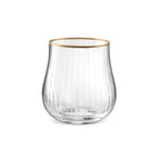 Altesse - Lot De 6 Gobelets 35Cl - Cristallin - Translucide/Bordure Dorée
