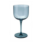 Eyden - Lot De 4 Verres À Pied 26 Cl - Verre Soufflé Bouche - Bleu
