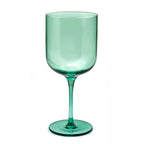 Eyden - Lot De 4 Verres À Pied 35 Cl - Verre Soufflé Bouche - Vert