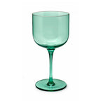 Eyden - Lot De 4 Verres À Pied 26 Cl - Verre Soufflé Bouche - Vert