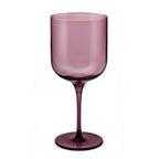 Eyden - Lot De 4 Verres À Pied 35 Cl - Verre Soufflé Bouche - Rose