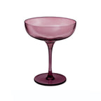 Eyden - Lot De 4 Coupes À Champagne 17 Cl - Verre Soufflé Bouche - Rose