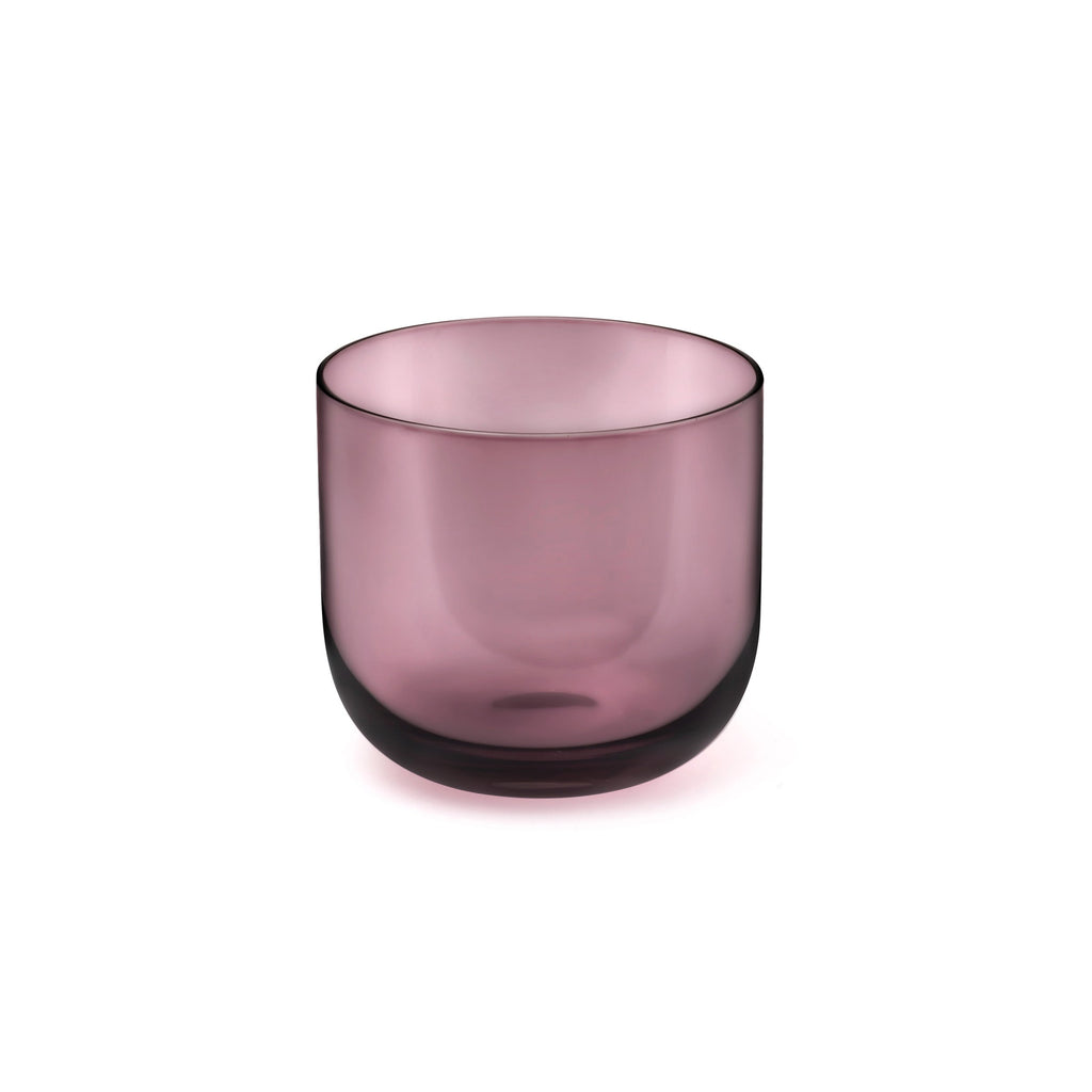 Eyden - Lot De 4 Gobelets 26 Cl - Verre Soufflé Bouche - Rose