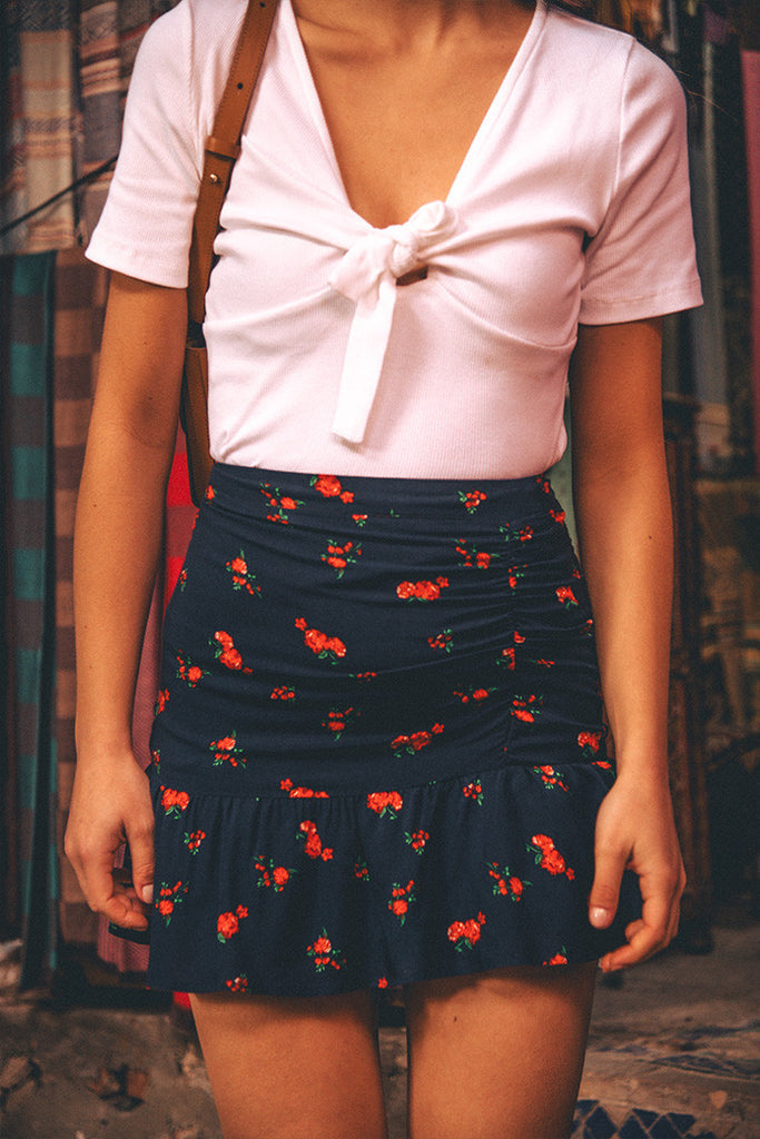 Jupe Justine Bouquet Rouge