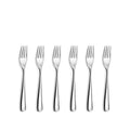 Alpha - Set De 6 Fourchettes Gateau - Acier Inoxydable - Inox