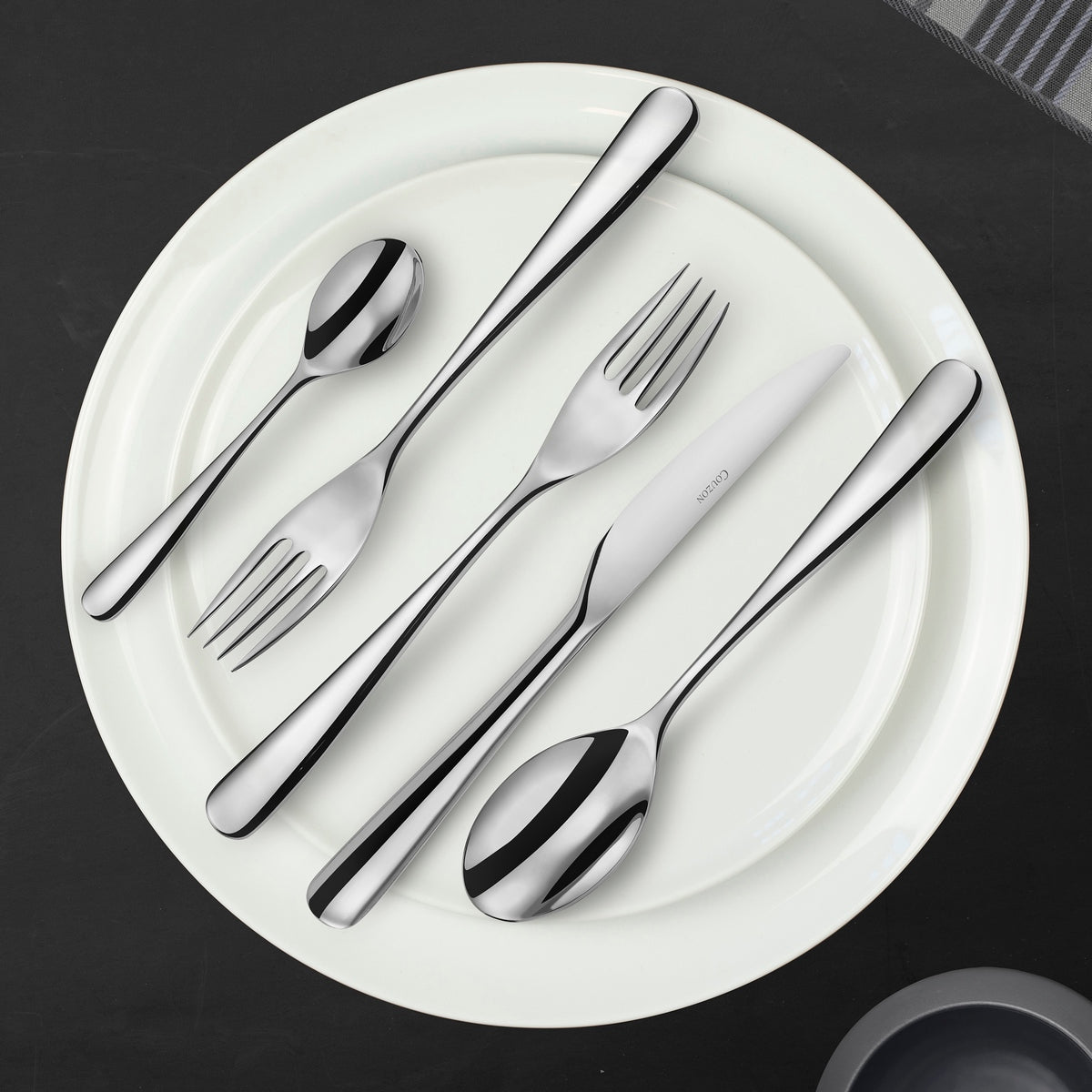 Alpha - Set De 6 Fourchettes Gateau - Acier Inoxydable - Inox