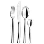 Zest - Ménagère 48 Pièces - Acier Inoxydable - Inox