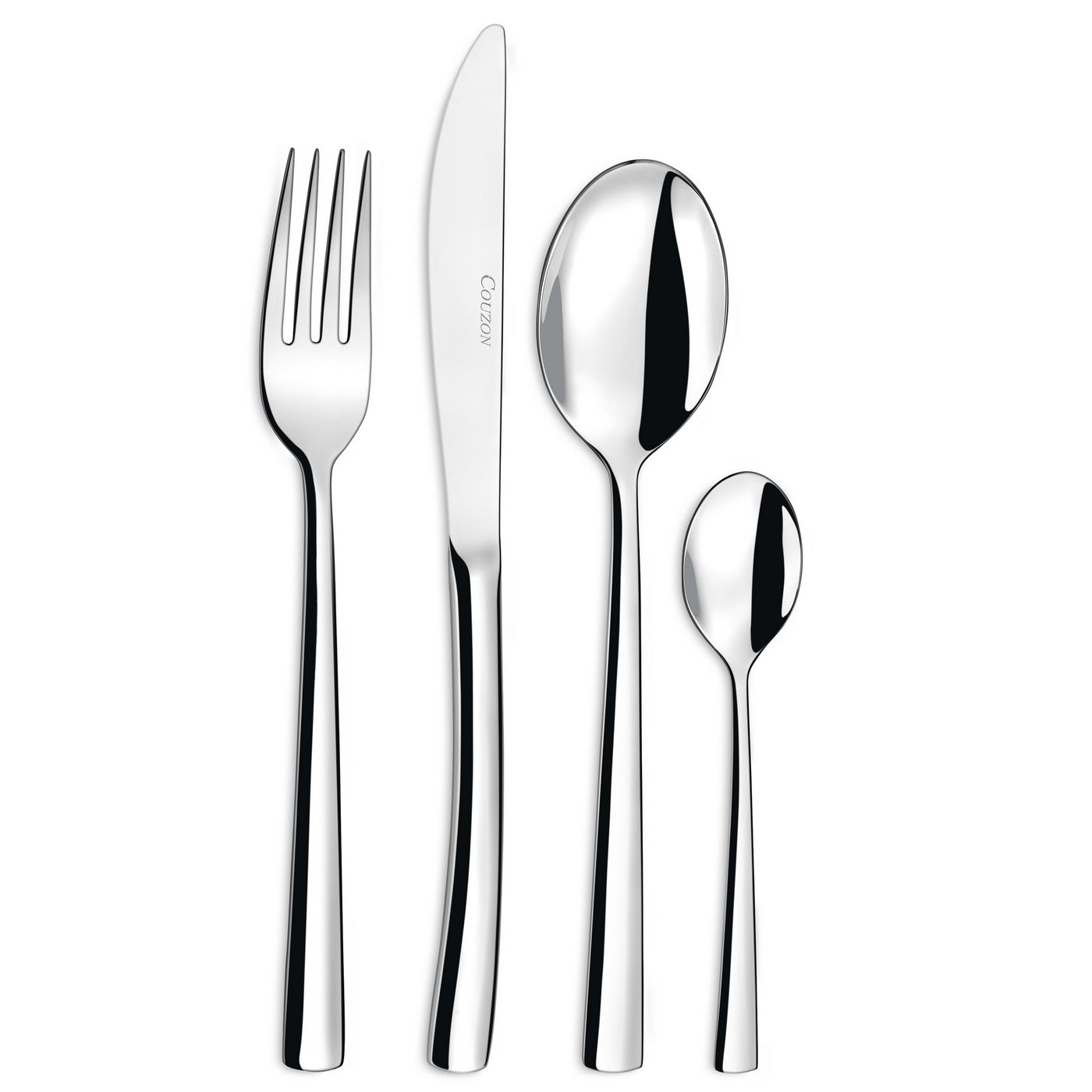 Zest - Ménagère 48 Pièces - Acier Inoxydable - Inox