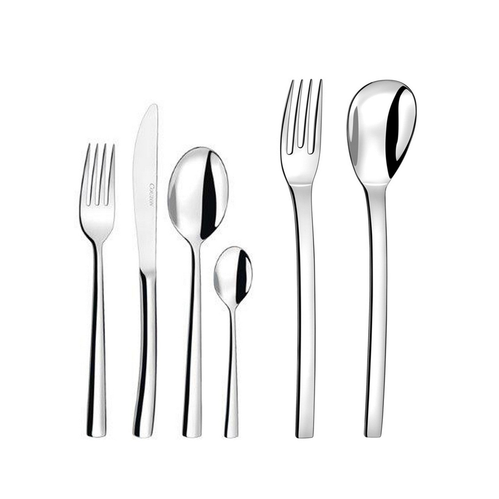 Zest - Ménagère 50 Pièces - Acier Inoxydable - Inox