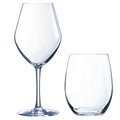 Lys - Lot De 6 Verres À Pied 25Cl Et 6 Gobelets Hauts 36Cl - Cristallin Expert - Translucide