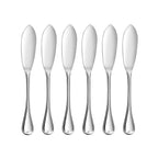 Auguste - 6 Palettes Poisson - Acier Inoxydable - Inox