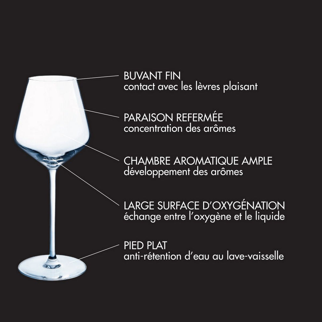 Diamantis - Lot De 8 Verres À Pied 29Cl Et 8 Gobelets Hauts 40Cl - Cristallin Expert - Translucide