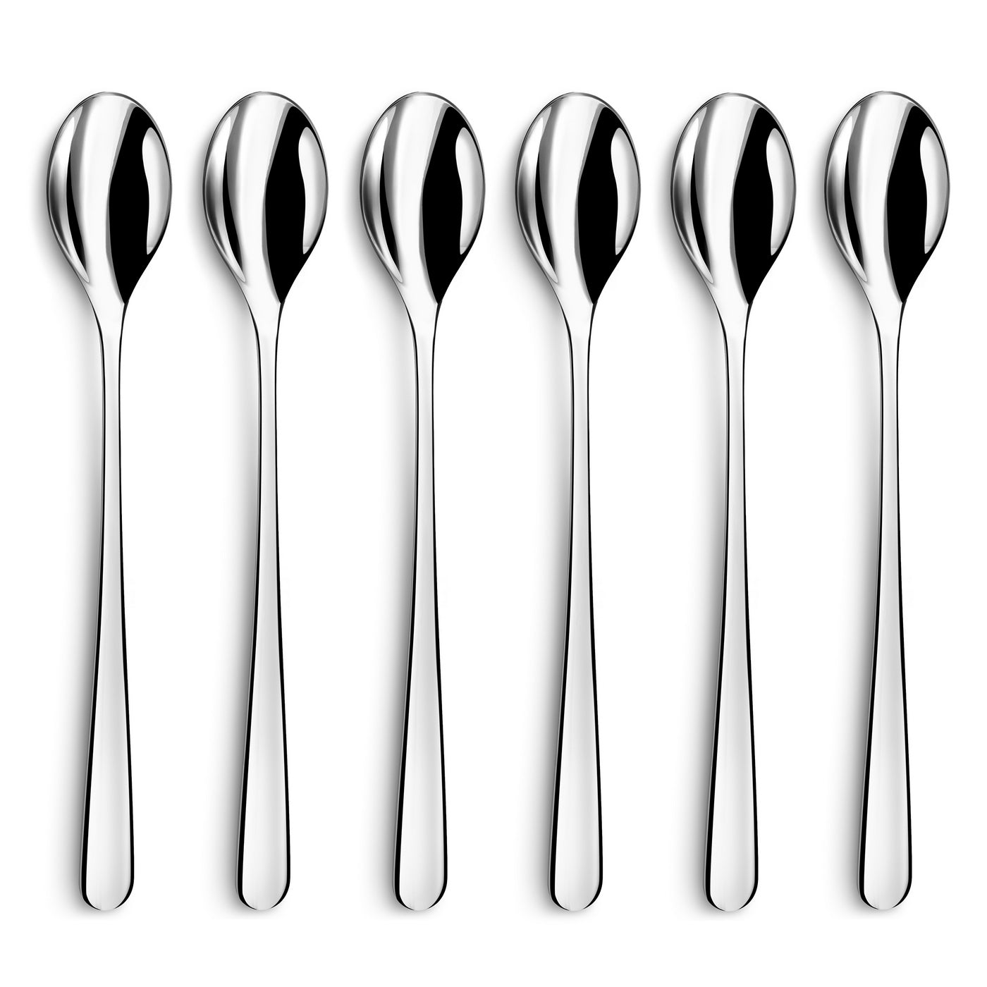 Iris - Set De 6 Cuillères Mazagran - Acier Inoxydable - Inox