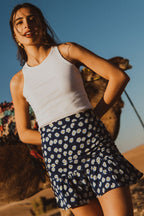 Jupe Justine Marguerite Bleu