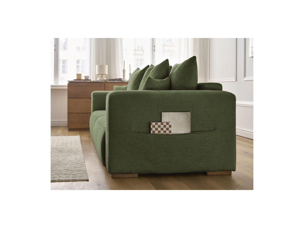 Sidonie - Canapé Droit Fixe 3 Places - Tissu Chiné
