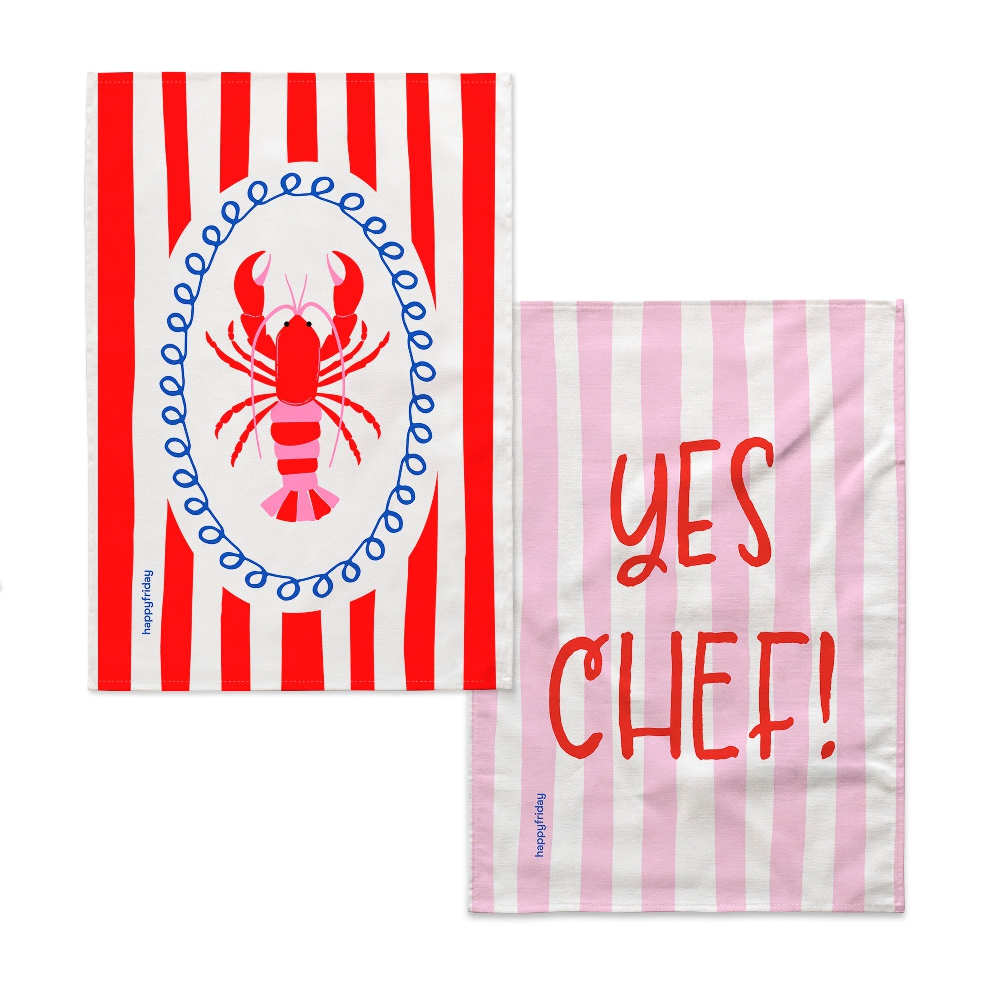 Torchon (2 Pièces) Chef - Multicolore