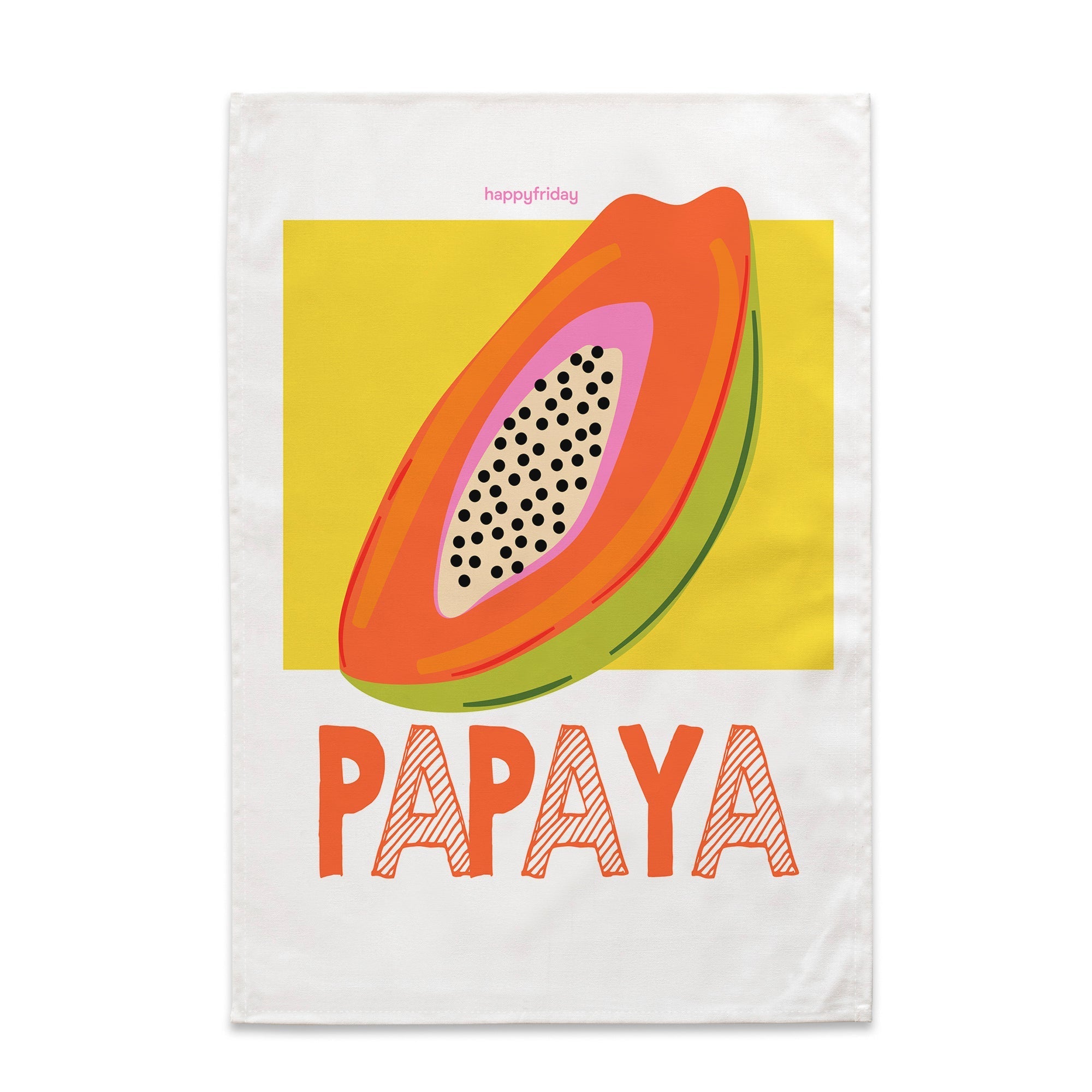 Torchon (2 Pièces) Papaya Fruit - Multicolore