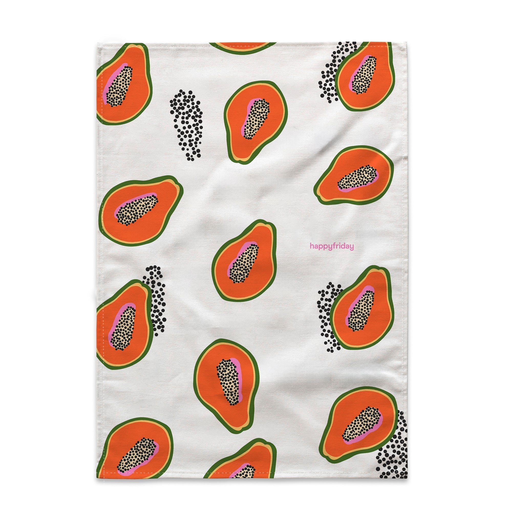 Torchon (2 Pièces) Papaya Fruit - Multicolore