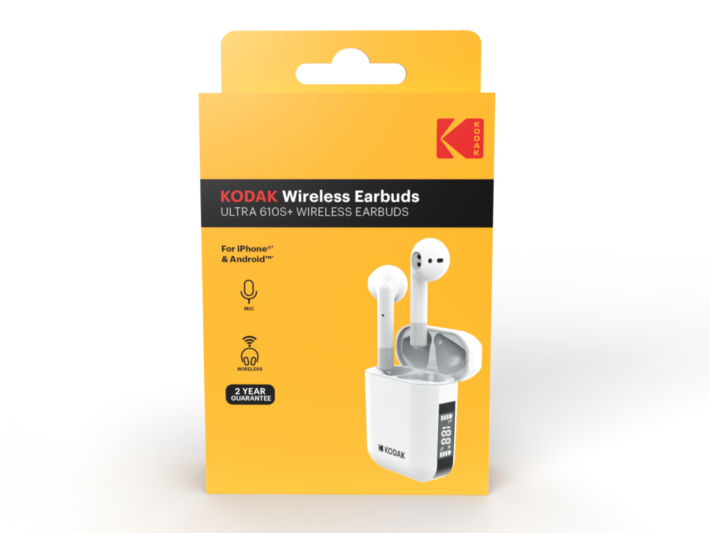 Écouteurs Bluetooth Sans Fil 610S+ - Écouteurs Intra-Auriculaires - Blanc - Kodak