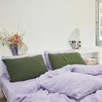 Housse De Couette 100% Lin - Lavande