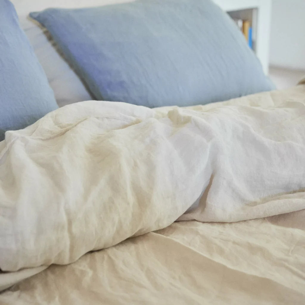 Drap Housse 100% Lin - Crème