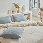 Drap Housse 100% Lin - Crème