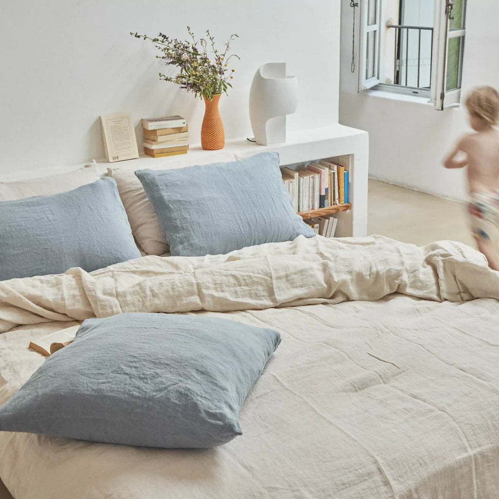 Housse De Couette 100% Lin - Crème