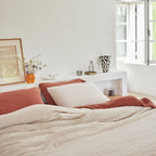 Housse De Couette 100% Lin - Crème