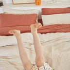 Housse De Couette 100% Lin - Crème
