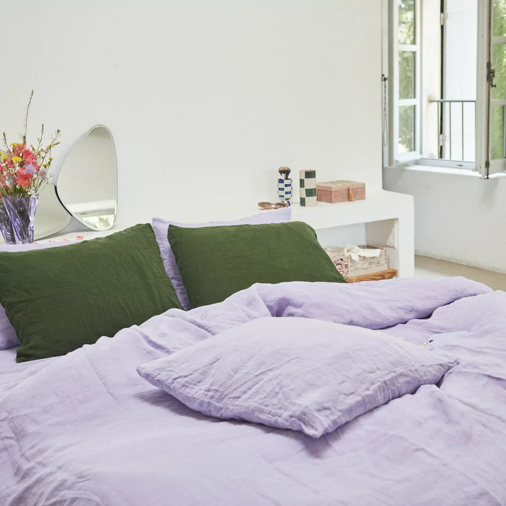Drap Housse 100% Lin - Lavande