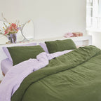 Drap Housse 100% Lin - Sapin