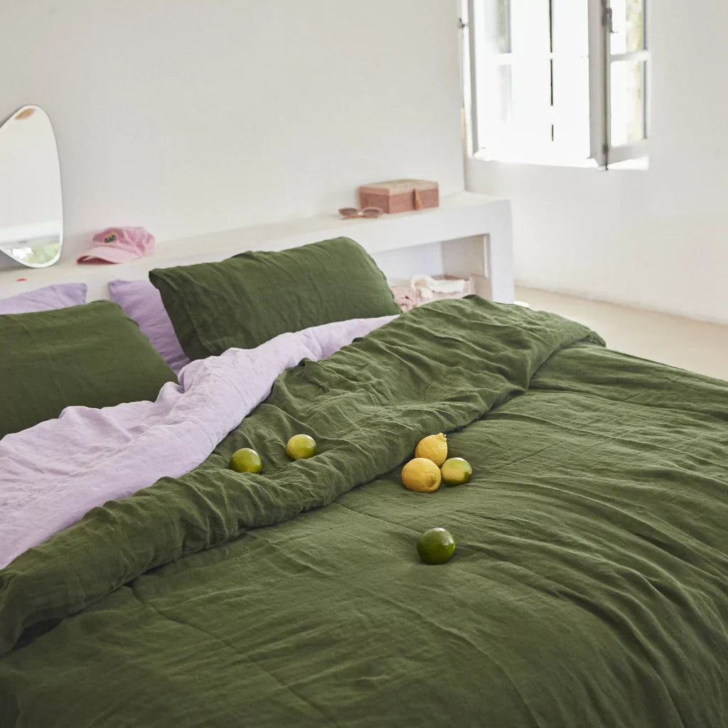 Housse De Couette 100% Lin - Sapin