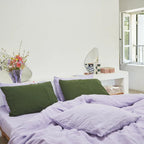 Housse De Couette 100% Lin - Lavande