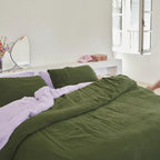 Drap Housse 100% Lin - Sapin