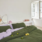 Drap Housse 100% Lin - Sapin