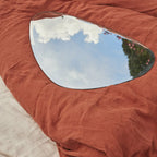 Housse De Couette 100% Lin - Terracotta
