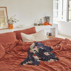 Drap Housse 100% Lin - Terracotta