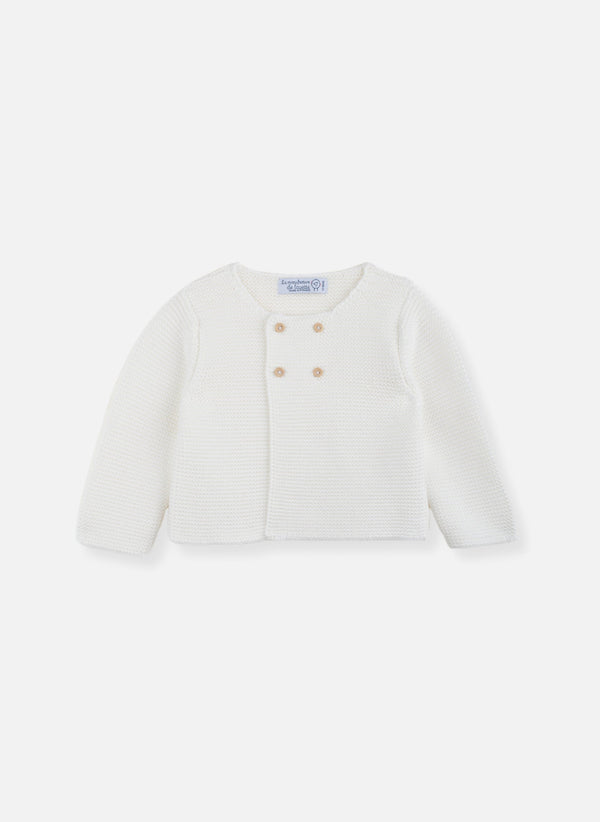 Cardigan En Coton Bio - Farine