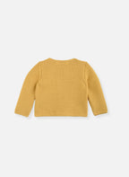 Cardigan En Coton Bio - Moutarde
