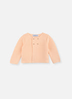 Cardigan En Coton Bio - Saumon