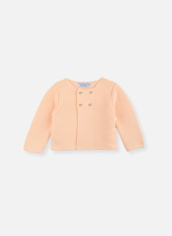 Cardigan En Coton Bio - Saumon
