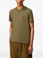 Ami Paris - T-Shirt Ami De Cœur - Bronze