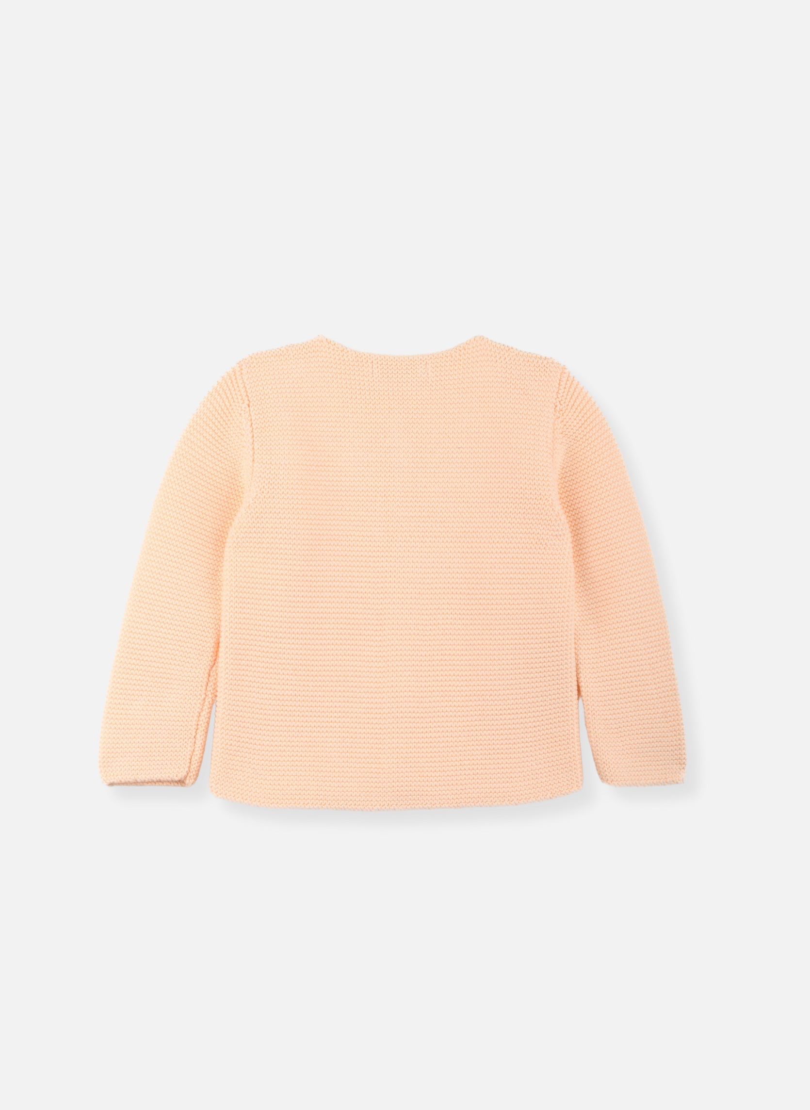 Gilet En Coton Bio - Rose Saumon - 3 Ans