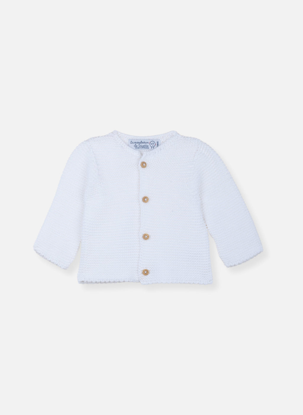 Brassière En Coton Point Mousse - Blanc
