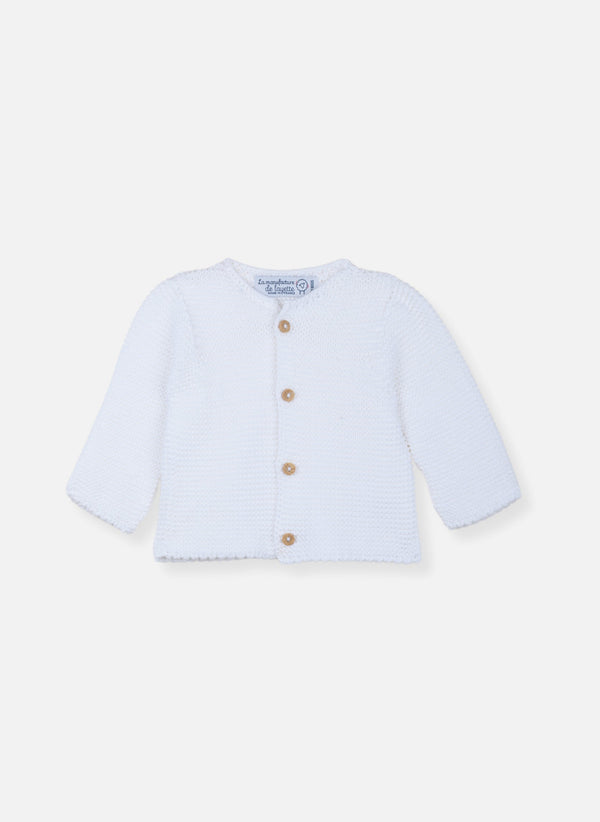 Brassière En Coton Point Mousse - Blanc